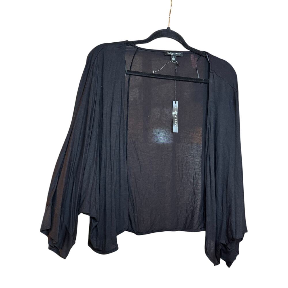 Elegant Black Women's Cardigan